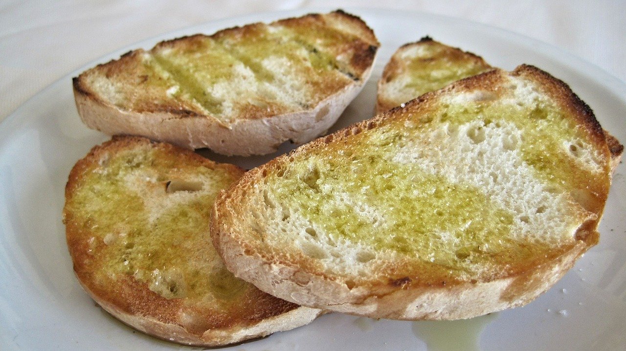 pan con aceite de oliva virgen extra